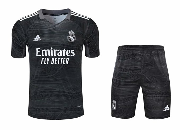 Kit infantil Goleiro I Real Madrid 2021 2022 Adidas oficial